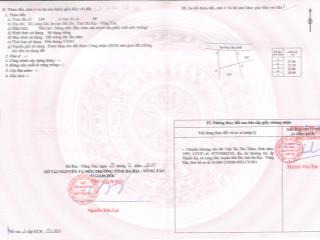 Bán 04 qsdđ thuộc các thửa đất 118, 119, 139, 140 x. láng dài, h. đất đỏ, brvt