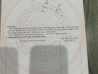 Bán 48m2 đất liên hồng đan phượng hà nội.
