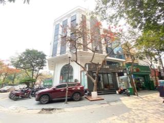 (hiếm) bán toà nhà vp, bán đảo linh đàm 203m2, 7 tầng, 72 tỷ, lô góc  3 mặt thoáng, vỉa hè rộng