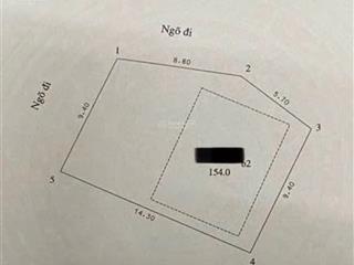 Bán nhà vườn cầu giấy, lô góc, ô tô đỗ 155m2 38.5 tỷ