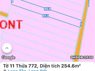 Nhanh tay vẹo lựa mặt tiền đường nhựa long Tân (🍀giá chỉ hơn 500tr)
