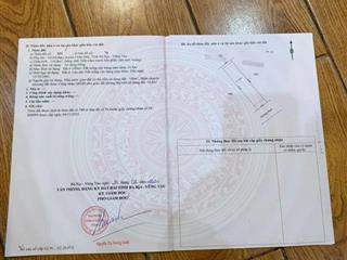 Mình cần bán lô đất đá bạc - châu đức đường nhựa  5x23 có 100 thổ cư