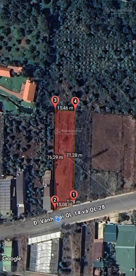 Bán lô đất mặt tiền đường vành đai ql 14&26, p. tân an  tp. buôn ma thuột  giá inbox