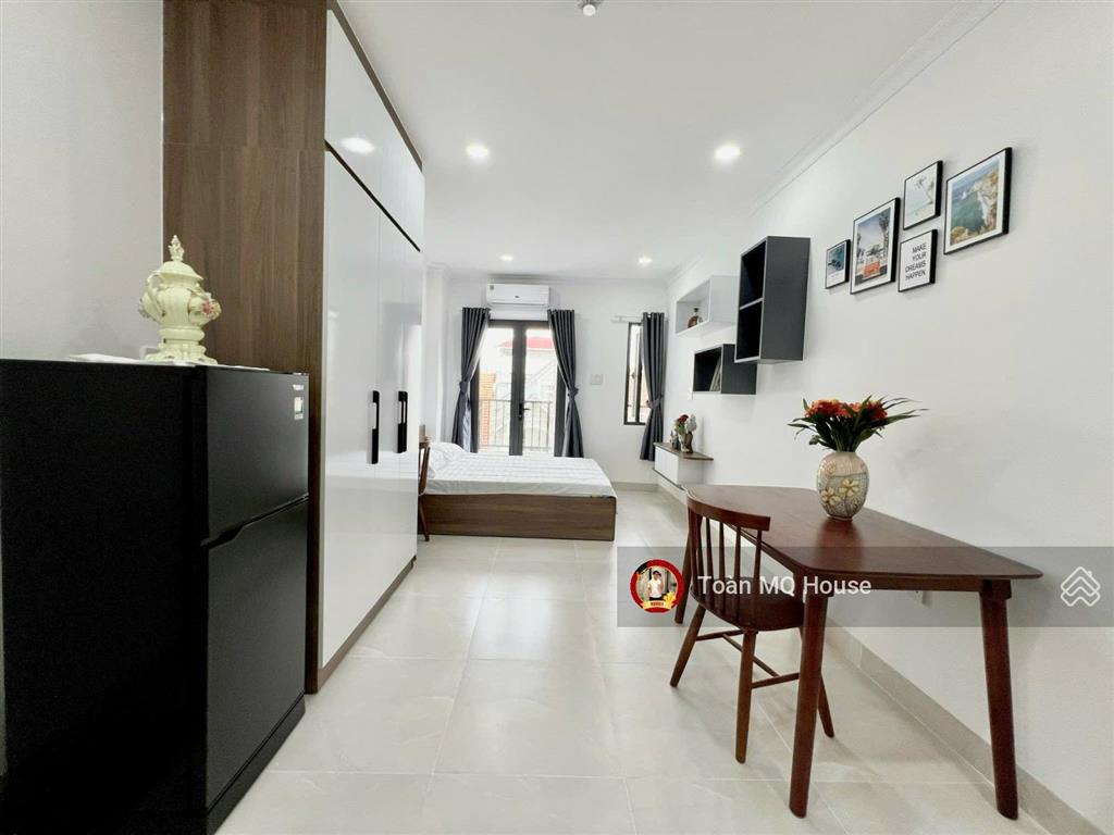 Khai trương studio ban công siêu xinh. nhà mới 100% thang máy/bảo vệ 24/7. gần đại học hutech