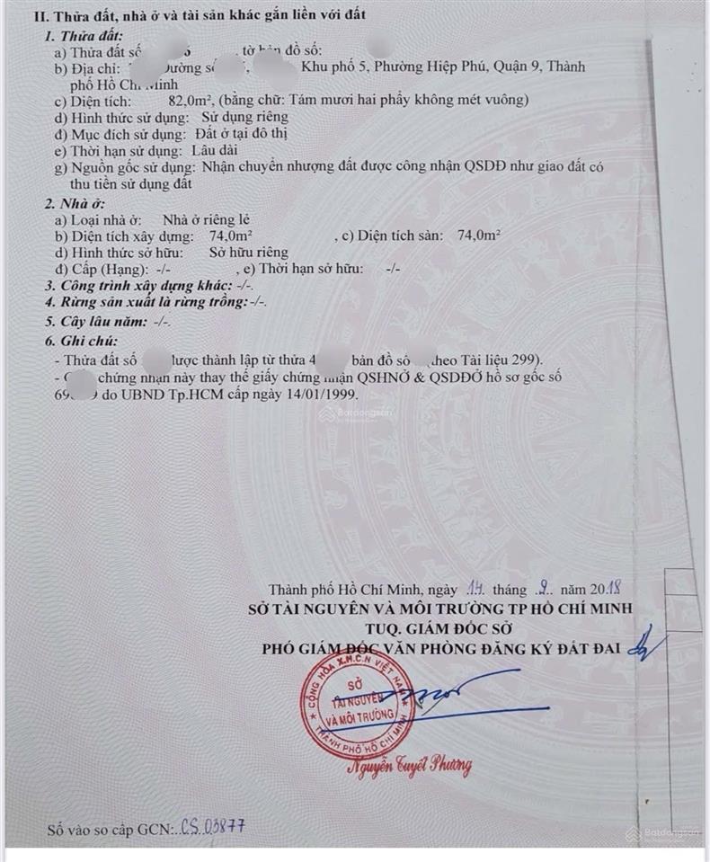 Đối diện vimcom lê văn việt nhà xinh diện tích lớn ngang 5m x20m sổ vuông  không có nhà so sánh