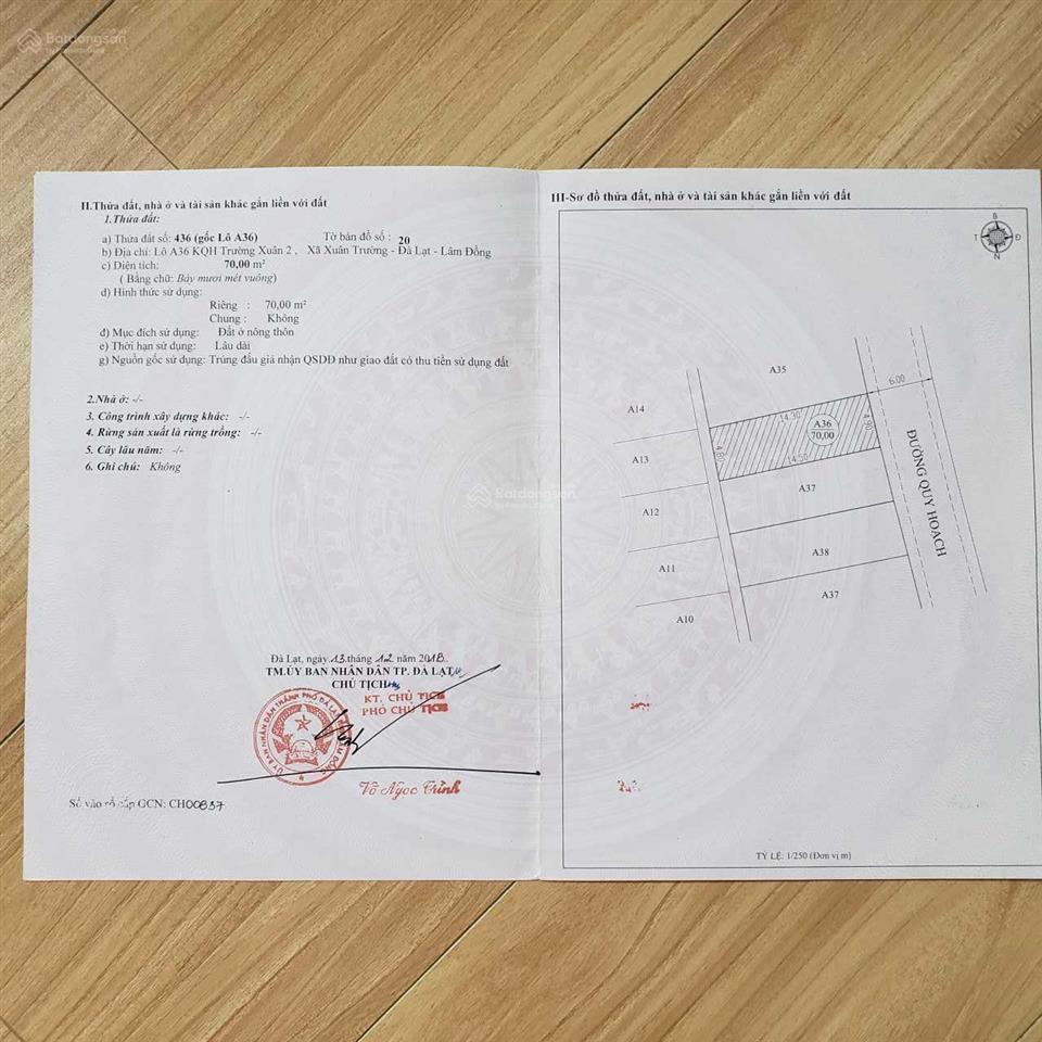 Bán gấp lô đất 70m2 kế ubnd xã xuân trường, giá 2.2 tỷ, sổ sẵn sang tên ngay