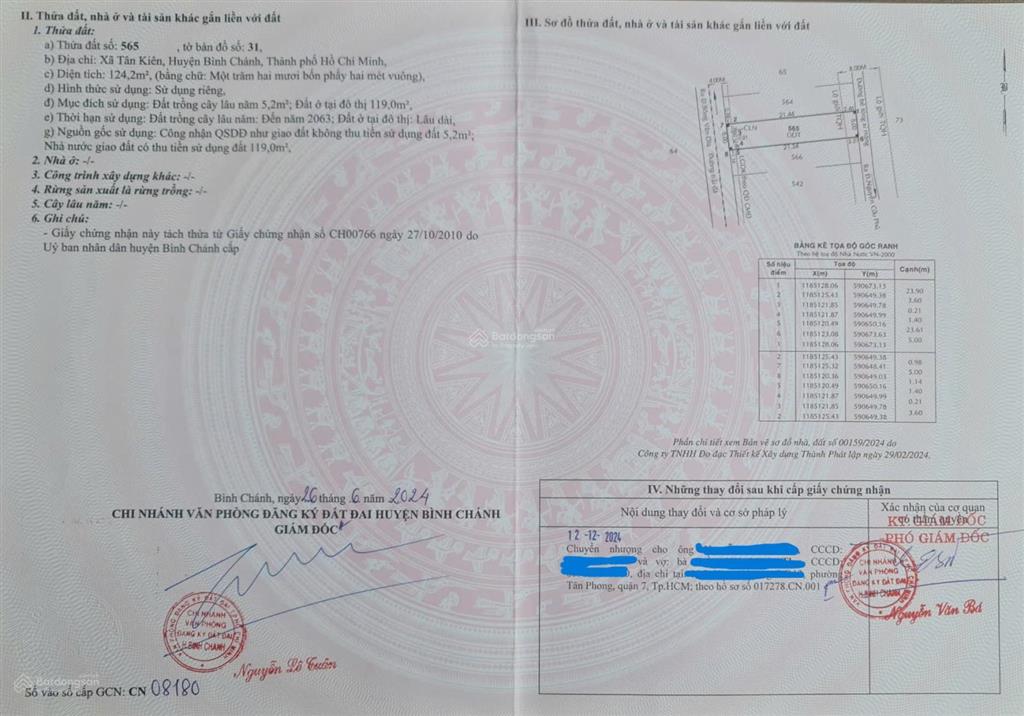 Bán đất giá cực tốt tại bông văn dĩa, 4,17 tỷ, 124m2, sổ hồng