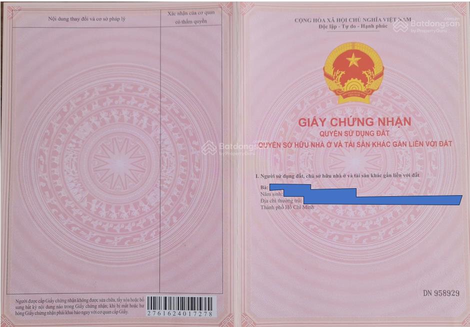 Bán đất giá cực tốt tại bông văn dĩa, 4,17 tỷ, 124m2, sổ hồng