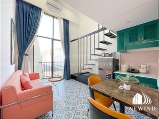 Căn hộ duplex trung tâm quận 7 chỉ cần xách vali vào ở full nội thất