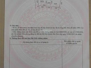 Bán đất tại phù linh, sóc sơn, hà nội, 18 triệu / m2, 234 m2, giá cực chất