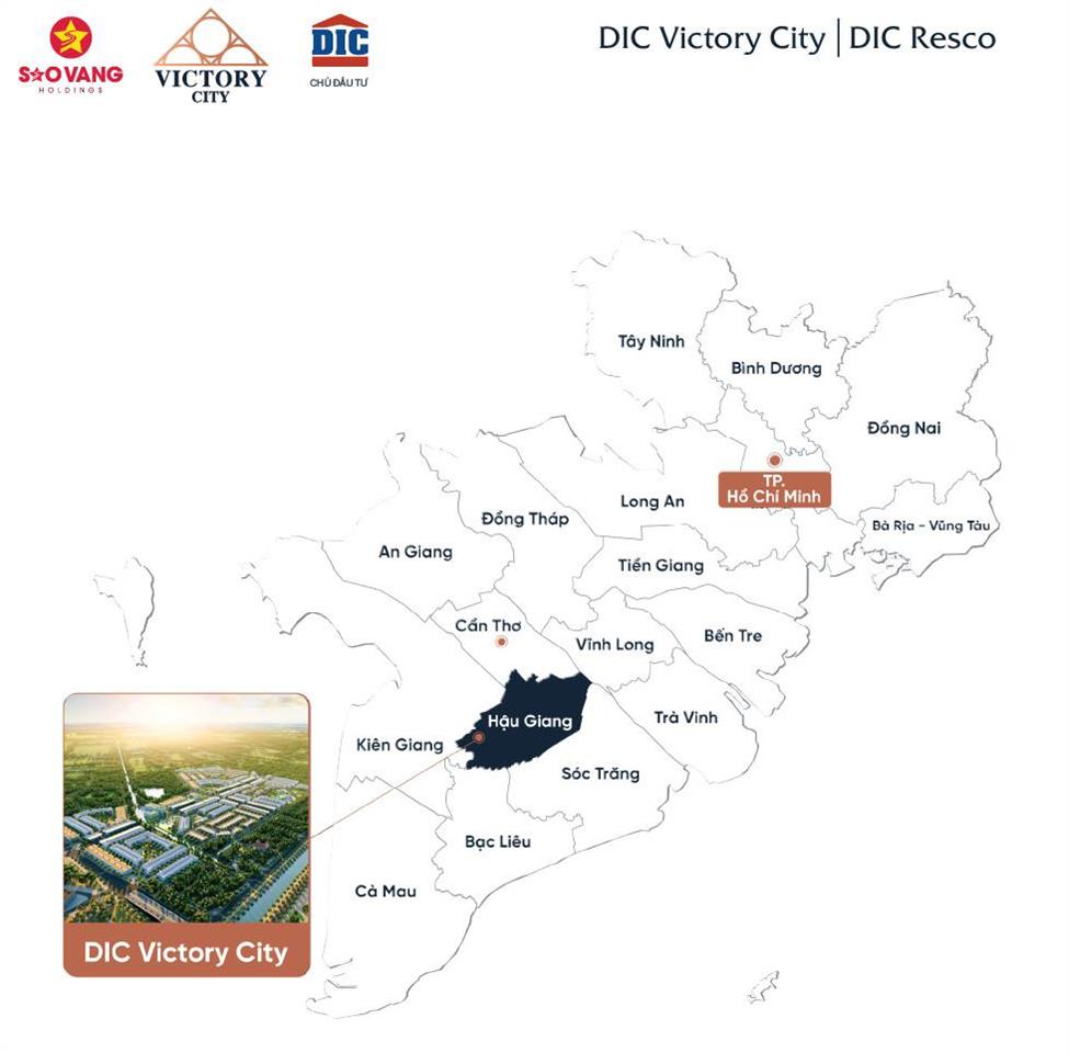 Mr. hiếu dic  bán 599 lô đất nền dự án dic victory city hậu giang (5x19m). giá từ 12 triệu/m2