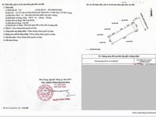 Bán lô biệt thự đường trần đăng, kđt vĩnh hoà, bắc nha trang  305,8m2 ngang 9m  giá chỉ 53 tr/th