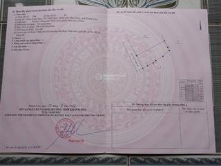 Quá rẻ! cần bán đất hẻm hùng lộc hầu, xuân ngọc, tây nha trang 90,9m2 ngang 6m chỉ 1,15tỷ