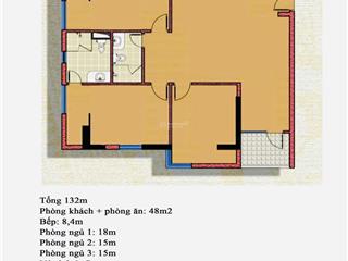 Bán căn chung cư 197 trần phú hà đông 132m23ng2vs2 ban công6.63tỷ có slot ô tô (sổ đỏ lâu dài)