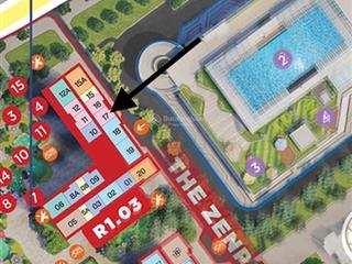 Bán căn hộ 1n rộng 45m2 thông thủy