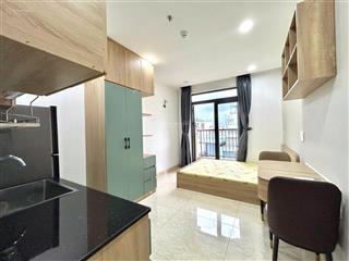 Cho thuê căn hộ mặt tiền  thang máy  ban công thoáng  new 100%  gần đại học văn lang cs2