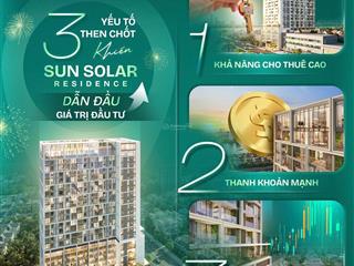 Sun solar lê duẩn trung tâm đn  chiết khấu ngay 5% booking trước ngày mở bán, sổ hồng vĩnh viễn
