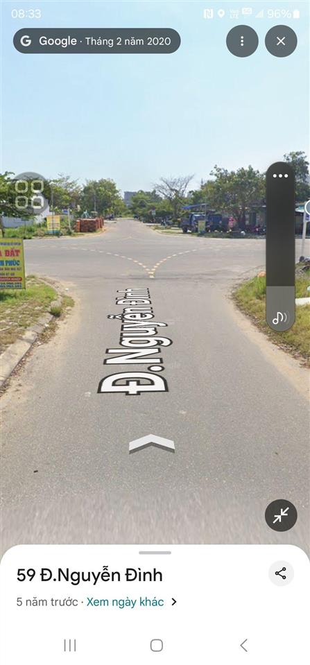Bán đất mt đường nguyễn đình sát vương thừa vũ, dt 80m. hướng đông nam, sơn trà đn rẻ đẹp