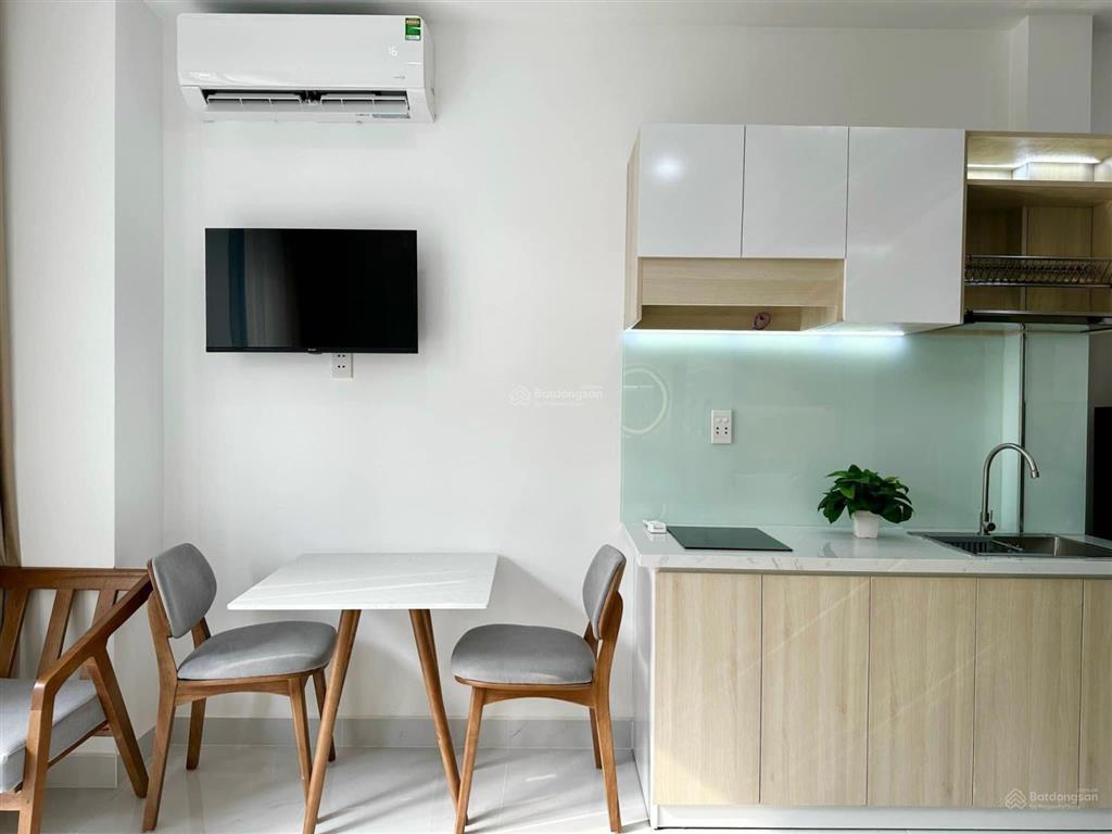 Cho thuê ch studio  1pn full nội thất mới ban công gần mai chí thọ  sala thủ thiêm, đảo kim cương
