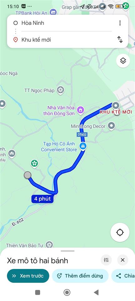 Đất 2 mt có 400m2 đất ở, 2887m2 đất trồng cây cách khu kinh tế mới 2 km, gần sát chùa bảo tịnh
