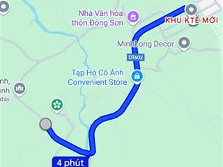 Đất 2 mt có 400m2 đất ở, 2887m2 đất trồng cây cách khu kinh tế mới 2 km, gần sát chùa bảo tịnh