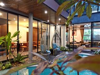 Bán biệt thự nghỉ dưỡng hồ bơi cao cấp  khu nam việt á đà nẵng dòng tiền 70 tr. 4 tầng 7 phòng