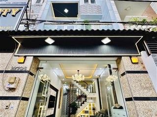 Bán nhà hẻm xe hơi 4pn 6wc 7,48 tỷ khu đồng bộ nhà cao tầng phạm văn chiêu p14 gò vấp