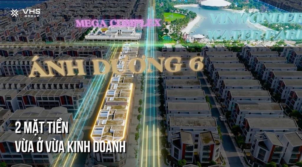 Bán shophouse ad6 hai mặt tiền, đường 20m, gần biển hồ  chiết khấu 20%, vị trí kinh doanh rất tốt
