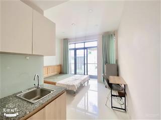 Căn hộ studio ban công lớn thang máy hẻm ôtô ngay bờ kè q3, giáo xứ ba chuông, ramana hotel q3
