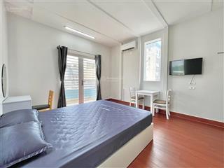 Căn hộ 1 phòng ngủ  ban công lớn full nt 45m2 vị trí ngay cầu bông,chợ bà chiểu,tân định quận 1