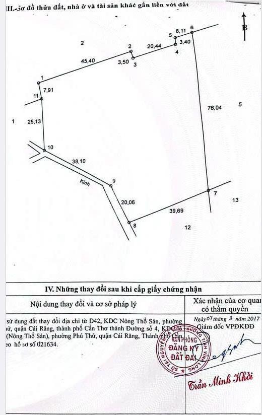 Bán đất mặt tiền quốc lộ 1a, xã thuận an, bình minh, vĩnh long 8.000m², giá 5 triệu/m²