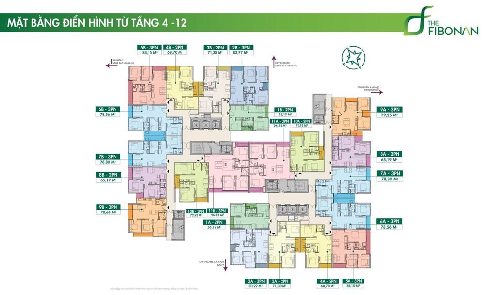 Suất ngoại giao căn góc 3pn, dt 79m2 đẹp nhất dự án, bc đông nam, giá chỉ 5.3 tỷ, nhận nhà tháng 5