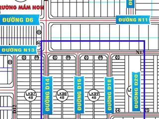 Tdc sonadezi (châu đức  bà rịa  vũng tàu) nền 100m2 (5x20)m, giá 1 tỷ 245 tr