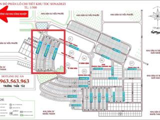 Tdc sonadezi ( cđbrvt) vị trí đường d4 ( vị trí cửa ngõ dự án )
