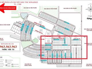 Siêu phẩm đường d6 ,tdc sonadezi ( cđ  br vt) . 90 m2 đối diện công viên .