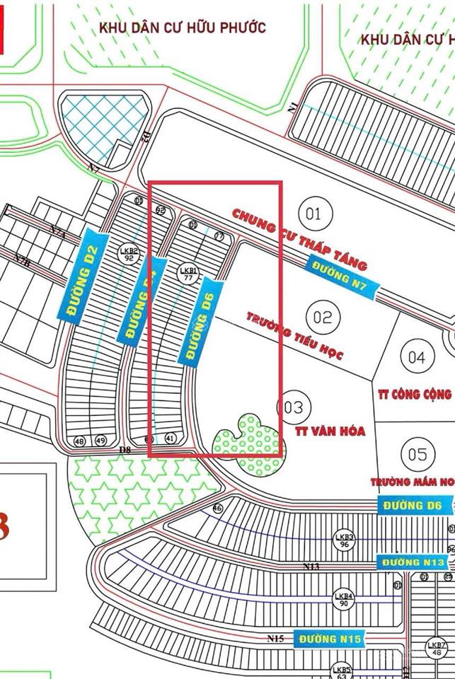 100 m2 tdc sonadezi ( cđ  br  vt) đường d6 giá 1 tỷ 6 .