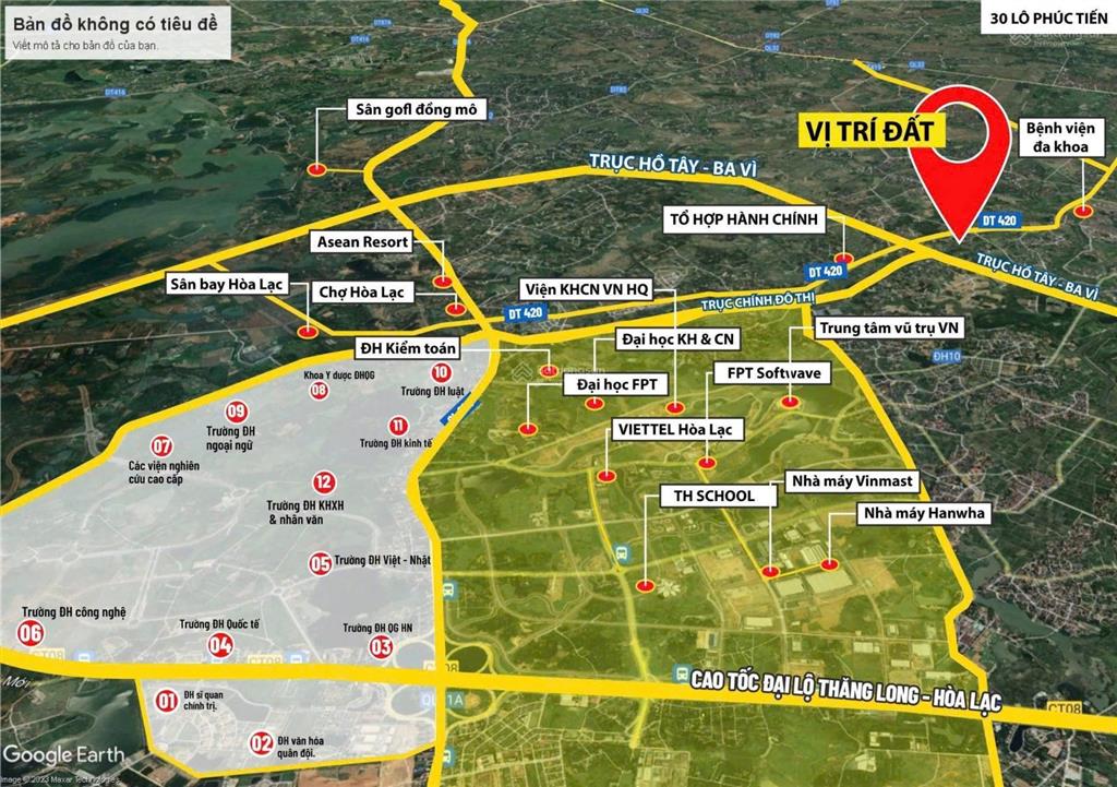 Chính chủ cần bán lô đất ngay sát đại học fpt với khu công nghệ cao  em huy 0915 778 ***