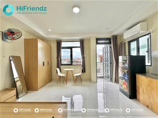 Siêu phẩm phòng mới xây 30m2 full nội thất có ban công thoáng ngay ngã tư bình thái