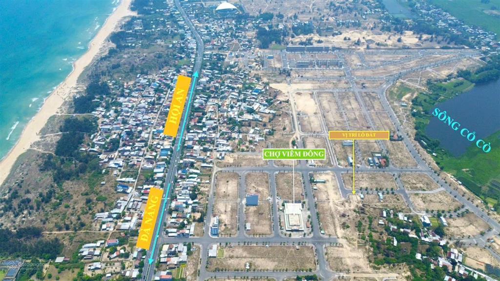 Chính chủ gửi bán lô đất gần biển viêm đông, sông cổ cò. giá rẻ nhất dự án