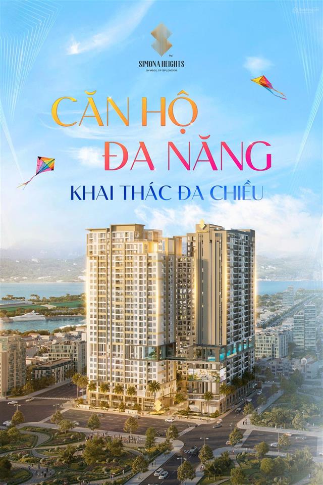 Căn hộ simona heights view biển quy nhơn  sổ đỏ lâu dài  miễn phí 3 năm phí quản lý  ck đến 12%