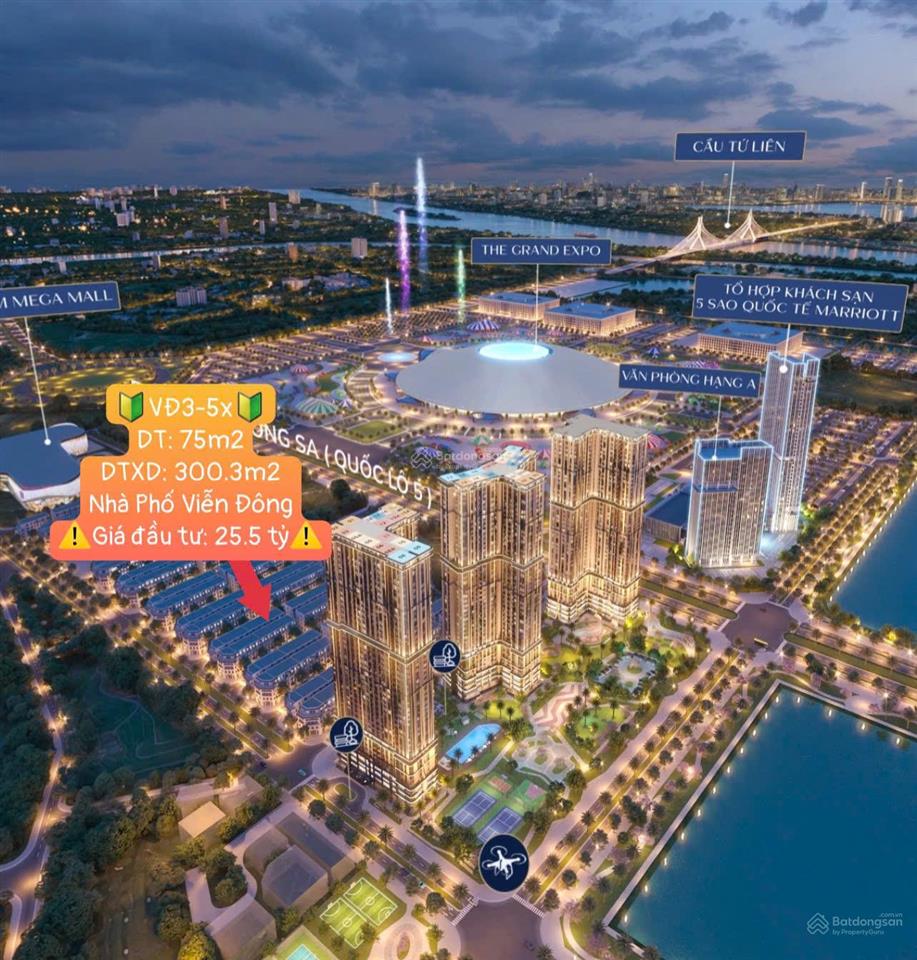 Cần tiền bán nhanh nhà phố viễn đông sát khu triển lãm giá chỉ 25,5 tỷ.