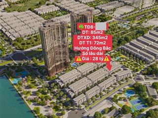 Duy nhất siêu phẩm hoa hậu 85m sát hồ giá chỉ 28 tỷ .