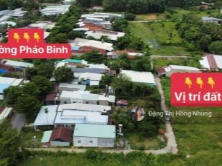 Bán đất full thổ cư thanh phước, gò dầu, tây ninh, 730 triệu, 196.2 m2, sát bên pháo binh 200m
