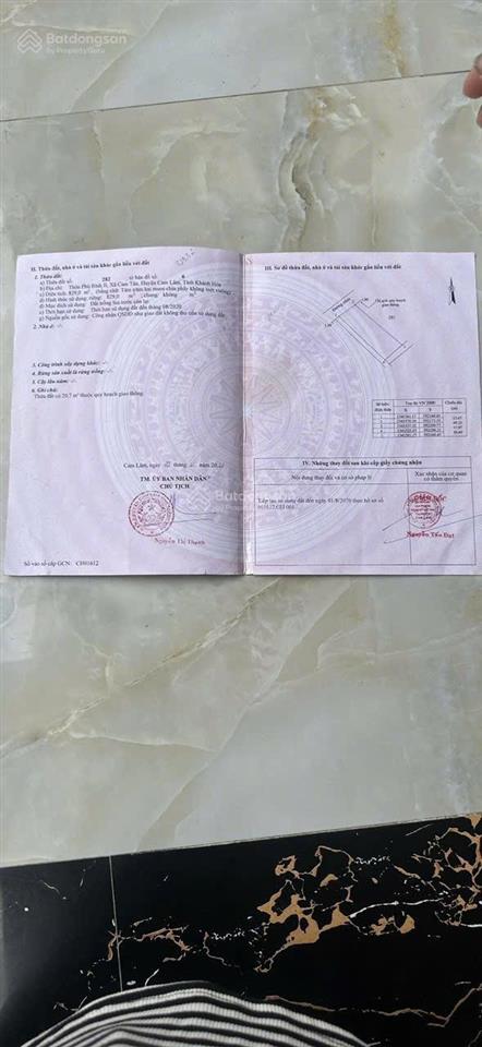 999tr lô đất sẵn sổ full thổ cư sát quốc lộ 1a cam lâm, nằm trong đại dự án vingroup