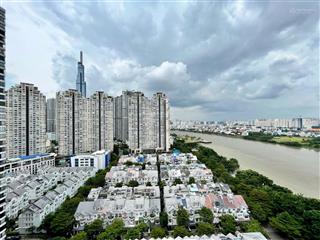 Bán căn hộ 2pn + 1 sunwah pearl tầng cao view sông  landmark 81