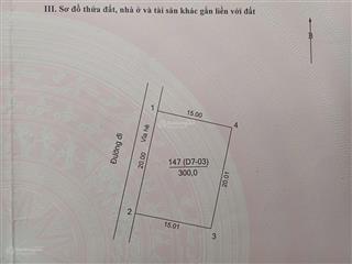 Bán mảnh đất biệt thự hà phong 300m2
