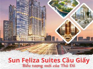 Quỹ căn mở bán sớm sun feliza cầu giấy  có tất cả các dòng căn từ studio  4pn
