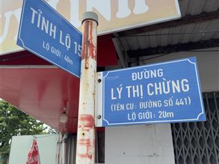 Không thể bỏ qua đất full thổ cư 5 x 49m, tổng 241.5m2, mặt tiền kinh doanh lý thị chừng