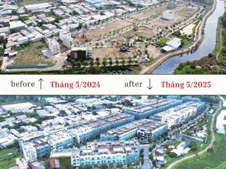 Ck đến 1 tỷ/căn nhà phố xây sẵn 4 tầng khu compound cao cấp an ninh 24/7, mua từ cđt gamuda land