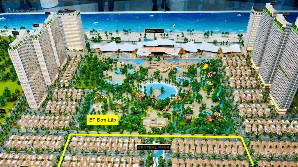 Căn góc biệt thự đơn lập 1 hầm 3 lầu (14x20), view sun world 15ha mua từ cđt   0931 793 ***